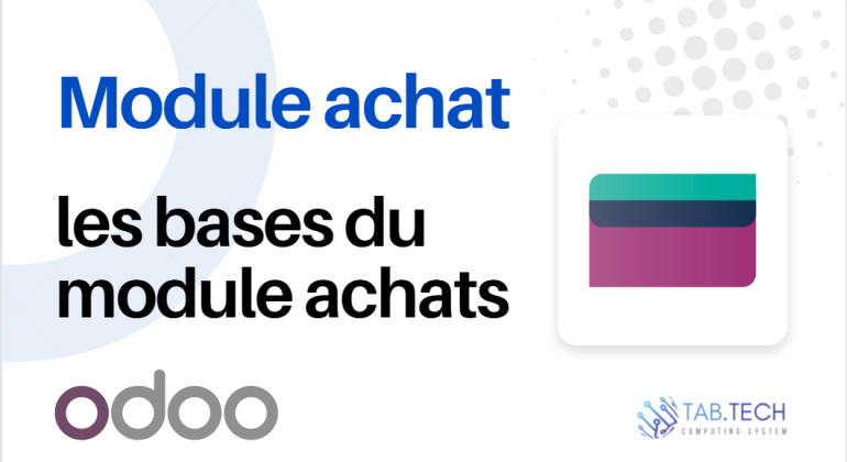 odoo les bases du module achat